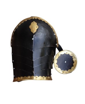 The Cursed Knight Functional Medieval Pauldrons – 16G Steel Armor