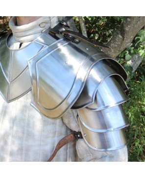 Pauldron Siege Warfare Armor Set – 18g Steel Shoulder Armor