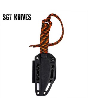 Speedgoat 2.0 Orange & Black | Full Tang Paracord Knife