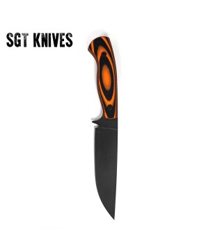 Super Cub Drop Point Hunter – Orange & Black | Ultimate Hunting Knife