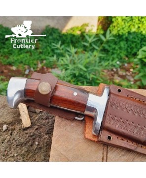 Handmade Ethnic Machete – Stainless Steel Blade & Rosewood Handle