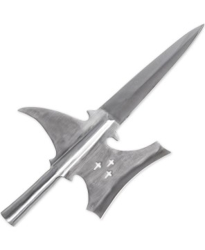 Coup De Grâce Medieval Halberd – Hand-Forged Templar Spearhead Replica